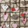Tela de algodón - corazones patchwork 3D rojo