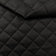 Tela de tapicería acolchada de cuero PU con diseño de diamante 5x5 - negro