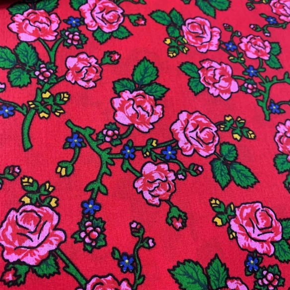 Tela de algodón - Highland Flowers Red II