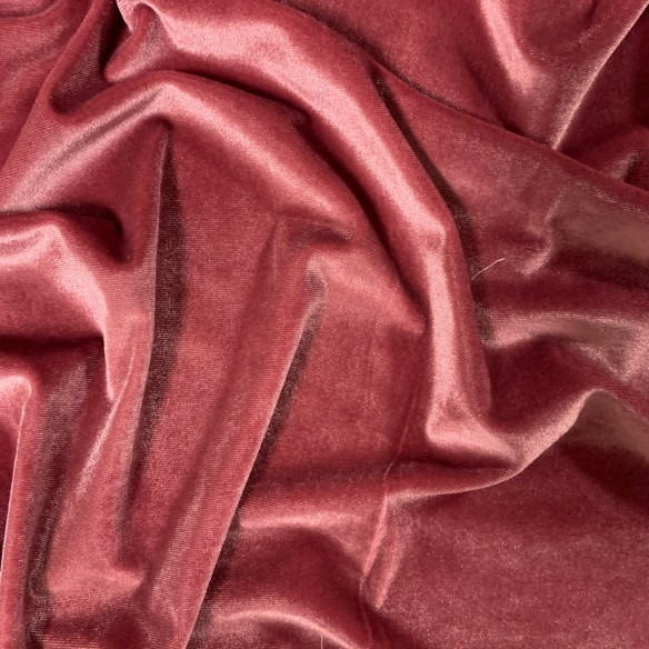 Terciopelo elástico - Rosa Oscuro II