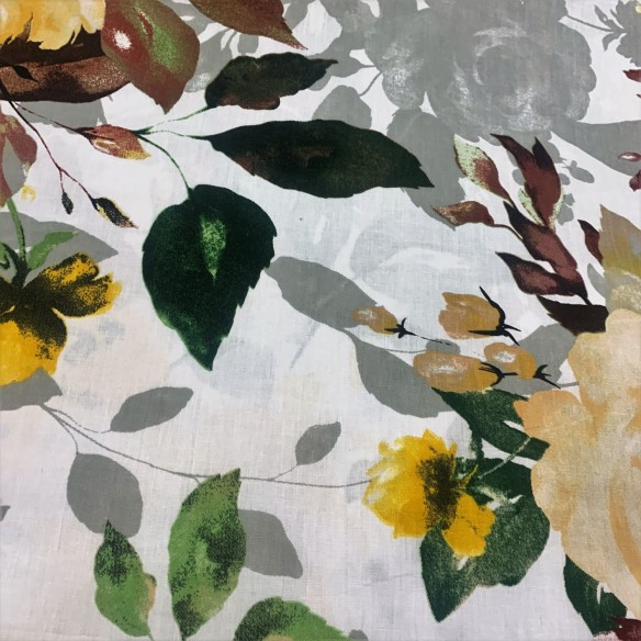Tela de algodón - Flores multicolores