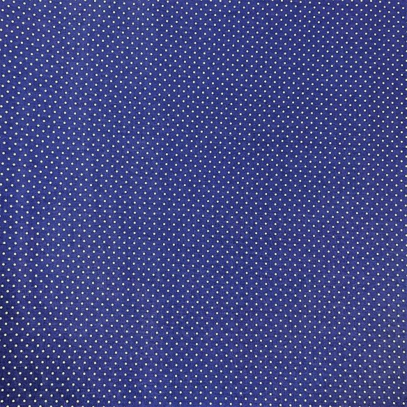 Tela de algodón - DOT azul marino 2 mm