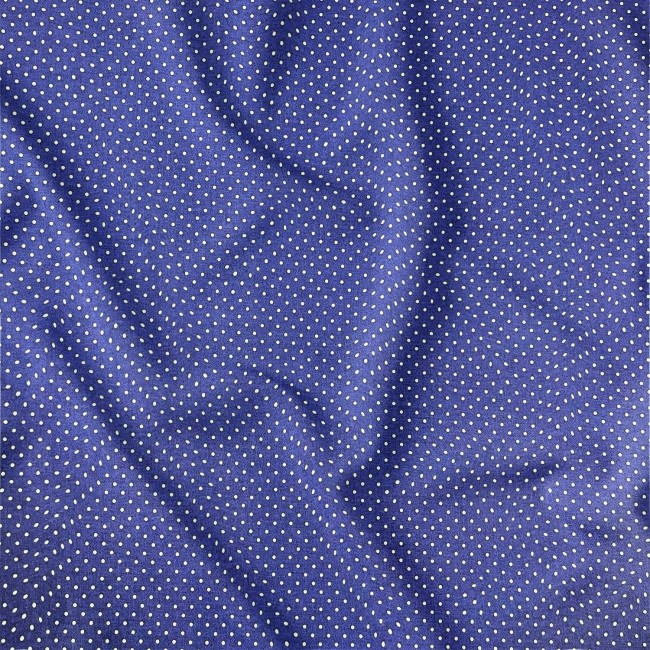 Tela de algodón - DOT azul marino 2 mm
