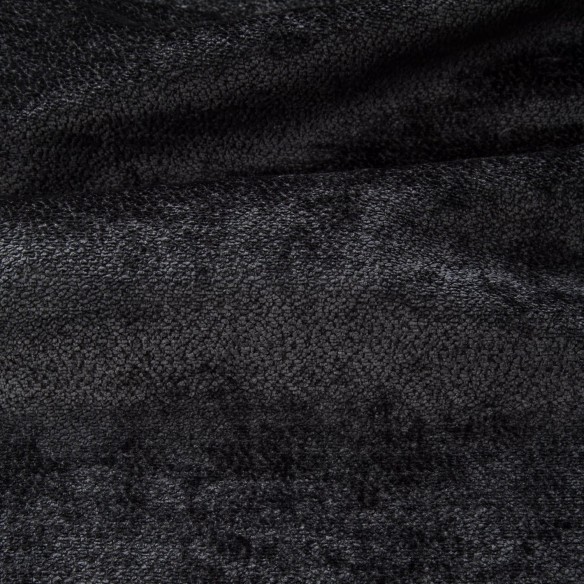 Tela de tapicería APHRODITE Velour - Negro