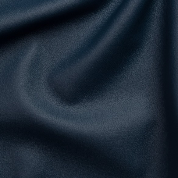 Tela para tapizar Cuero de PU - Azul marino