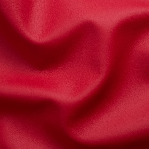 Tela para tapizar Cuero de PU - Rojo
