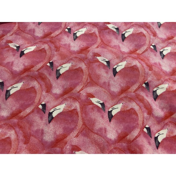 Tela de algodón - Flamencos rosas en el cine