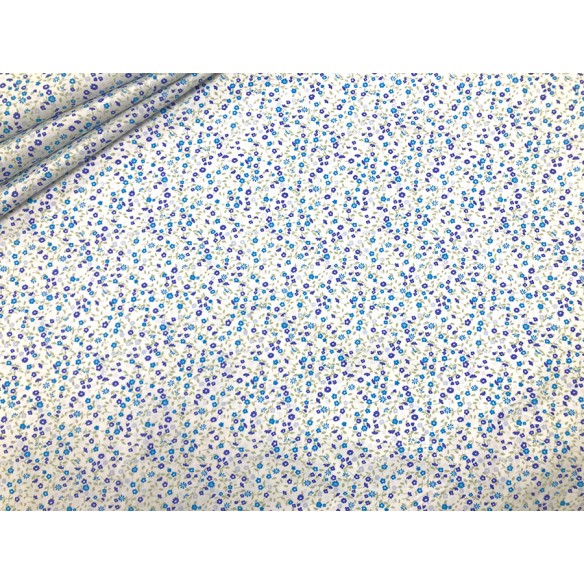 Tela de algodón - Prado azul