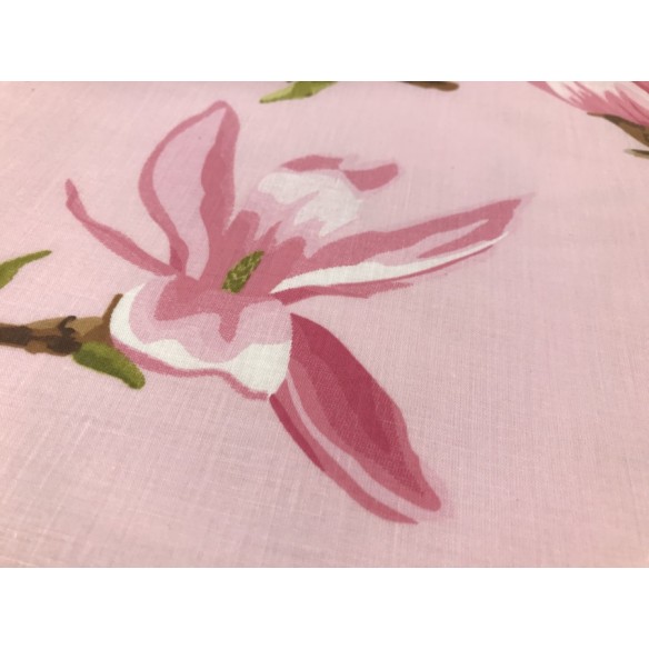 Tela de algodón - Magnolia rosa