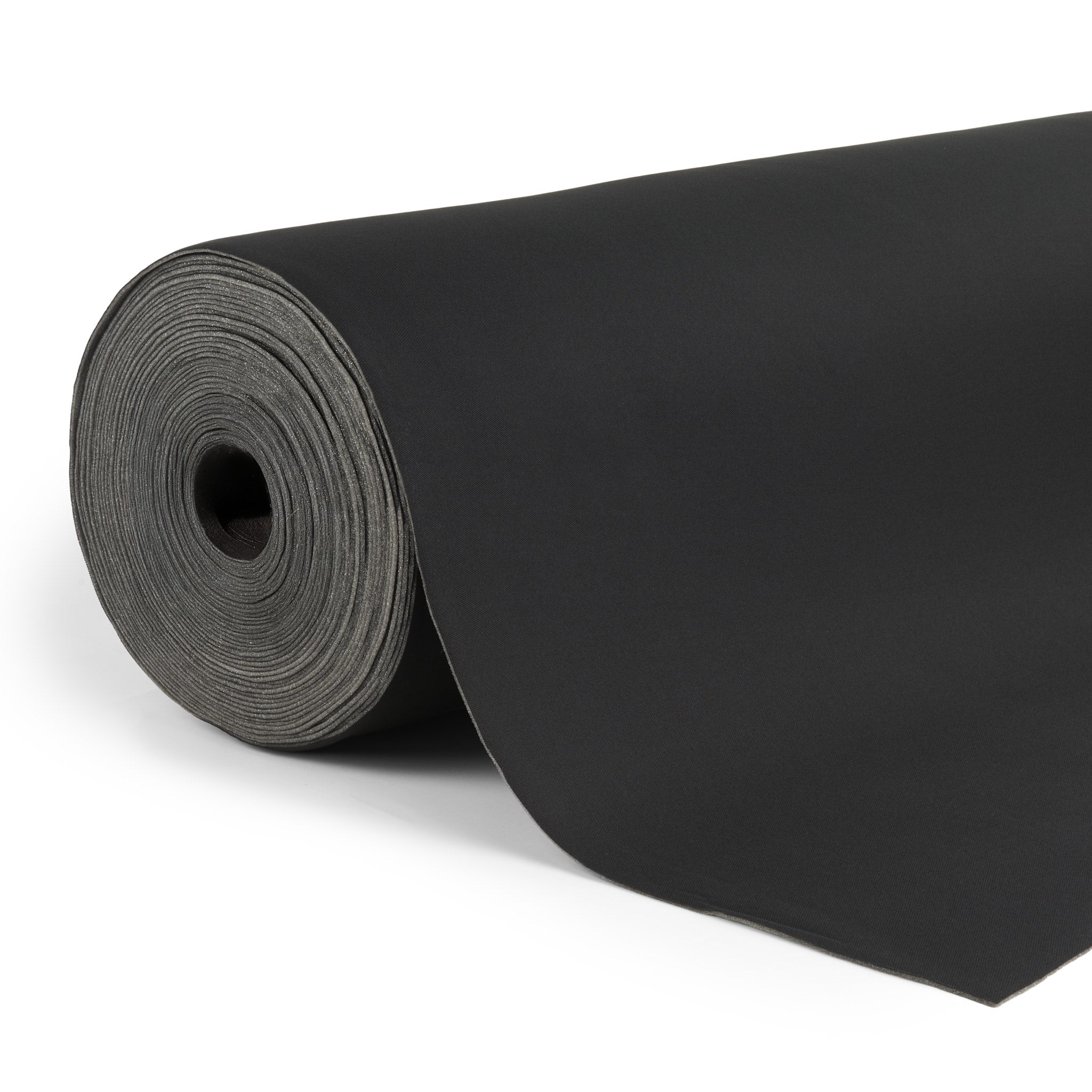 Tejido para tapicería de techo automotriz - negro