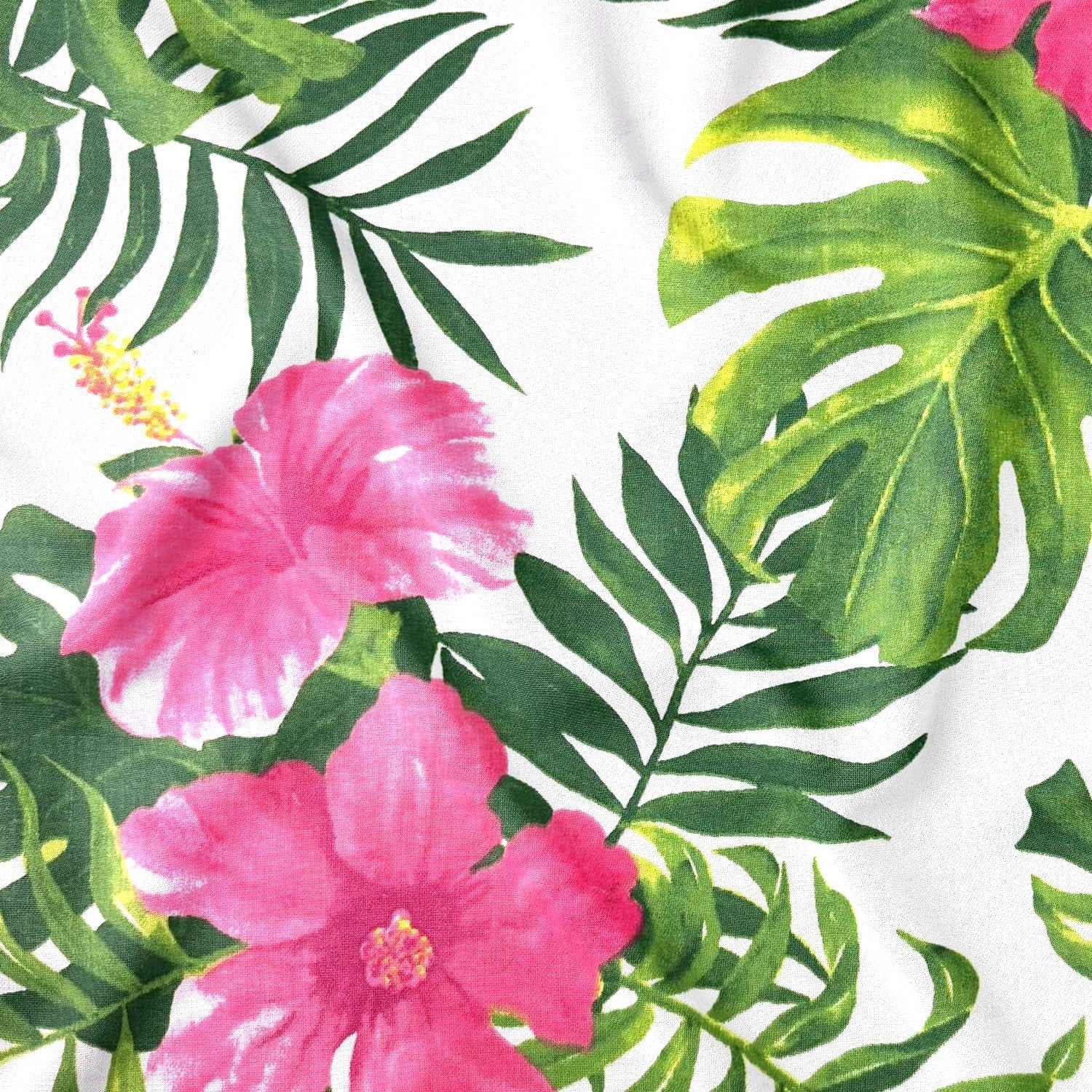 Tela de algodón - Monstera Jungle Rose