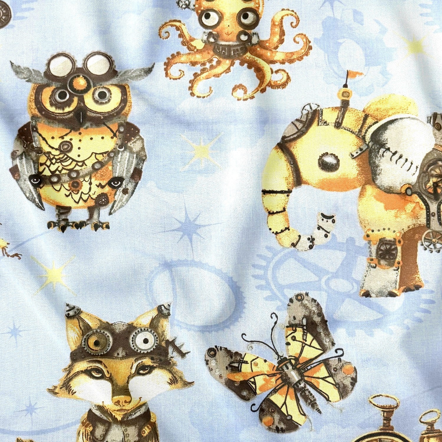 Tela de algodón - Steampunk Explorers