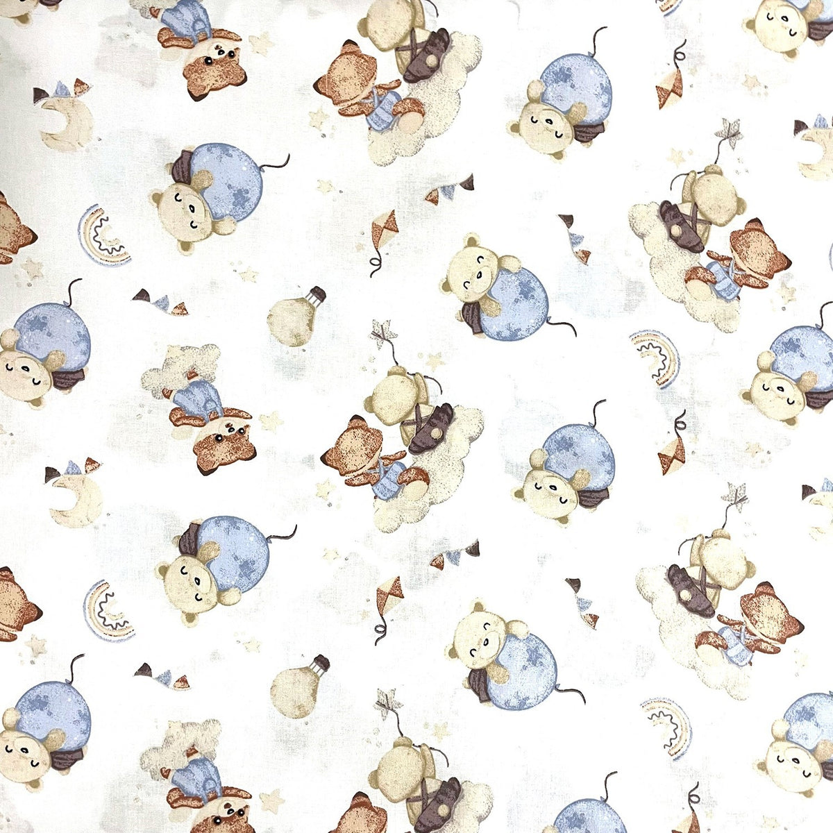 Cotton Fabric - Balloons and fun