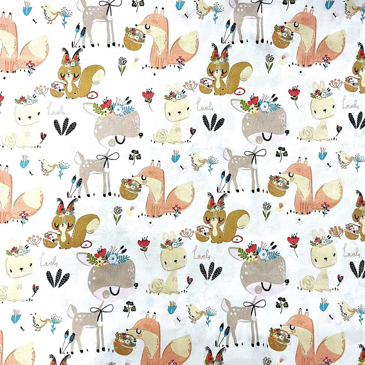 Cotton Fabric - Bambi