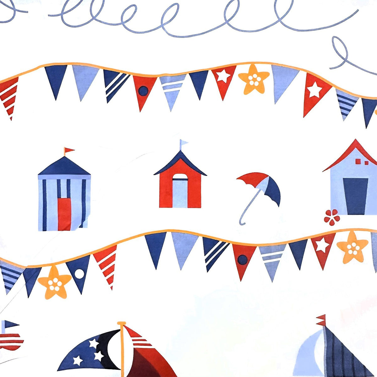 Cotton Fabric - Beach