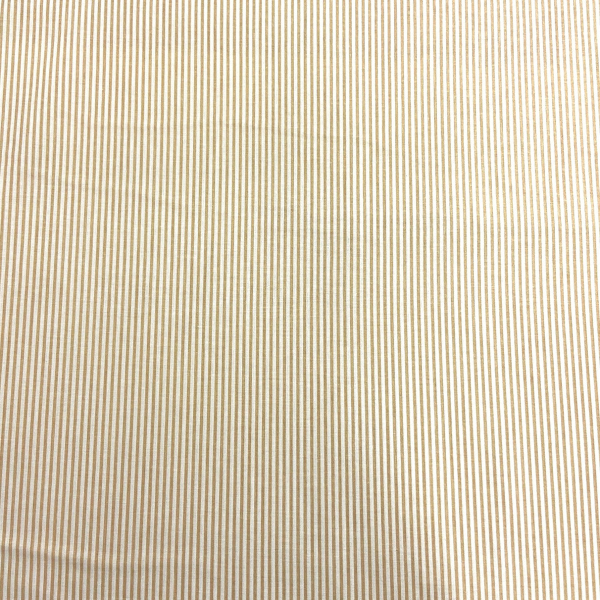 Cotton Fabric - Beige Stripes 3 mm