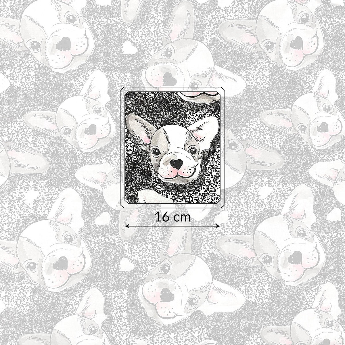 Cotton Fabric - Bulldog