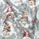 Tela de algodón - Gnomos navideños rojos