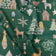 Tela de algodón - ambiente navideño, verde