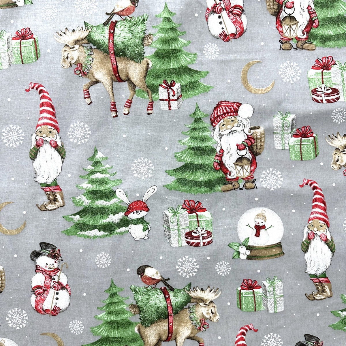 Cotton Fabric - Christmas preparations