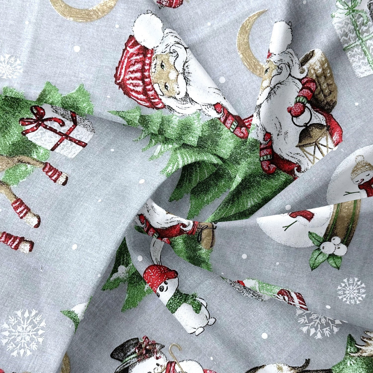 Cotton Fabric - Christmas preparations