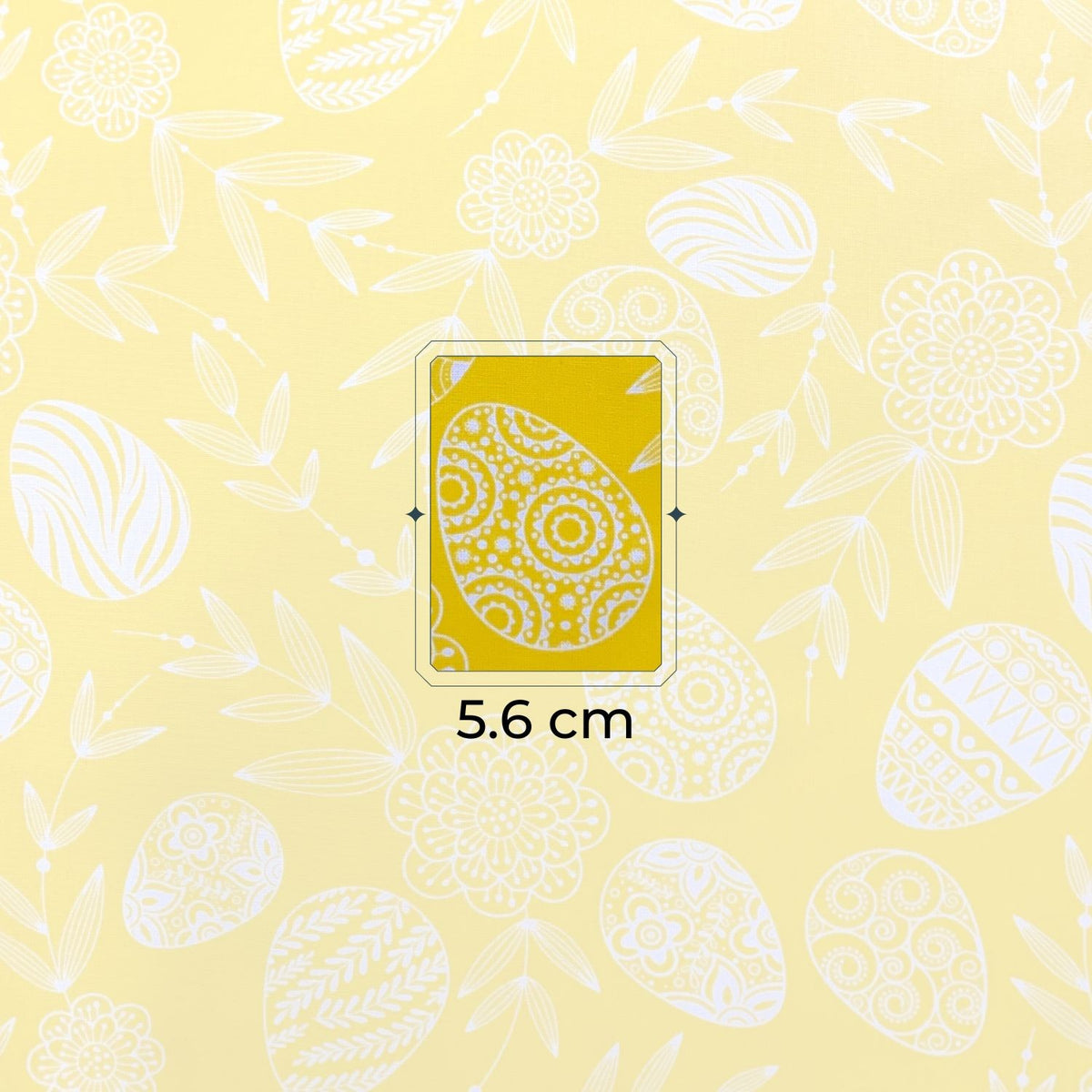 Cotton Fabric - Easter, Yellow