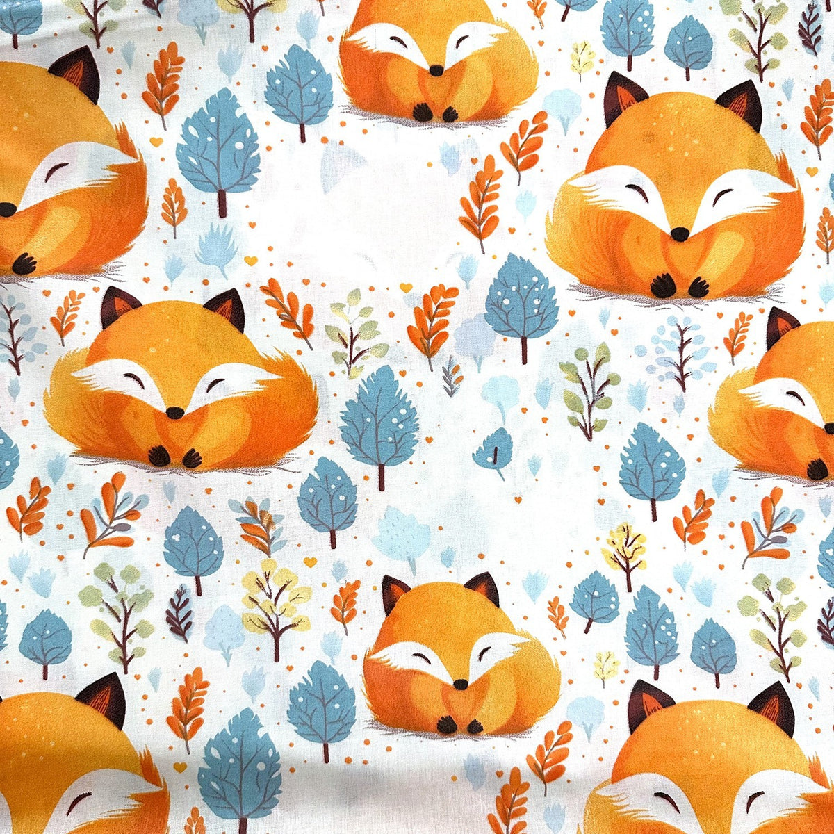 Cotton Fabric - Ginger Fox
