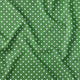 Tela de algodón - Lunares verdes 4 mm