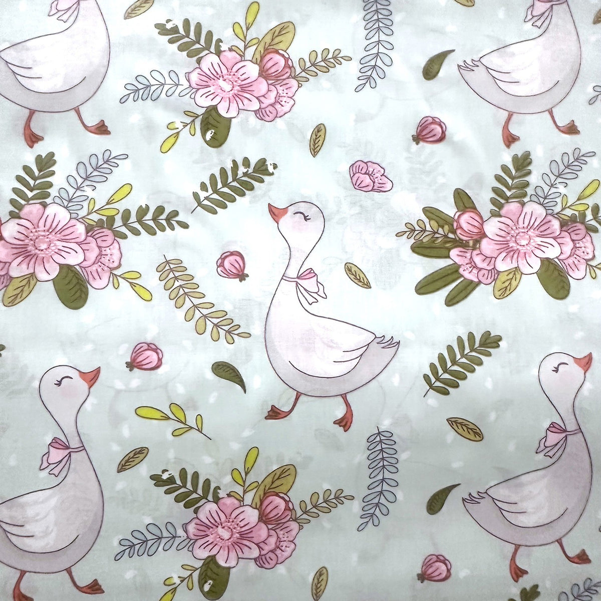 Cotton Fabric - Happy goose