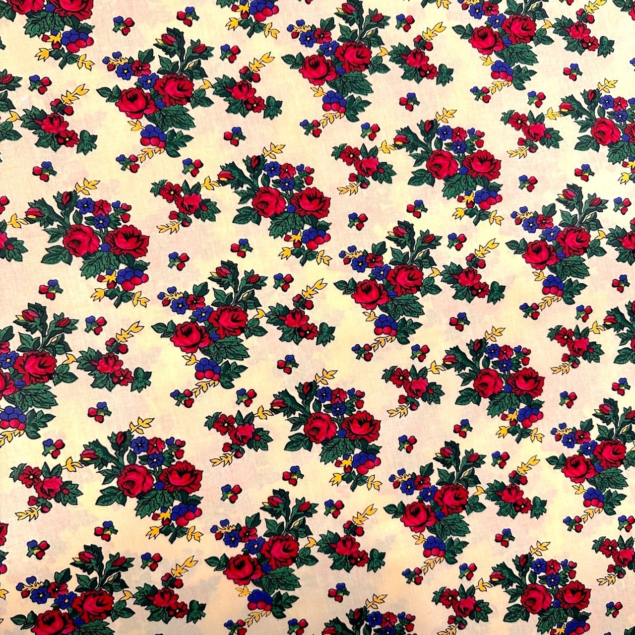 Cotton Fabric - Highland Flowers Beige