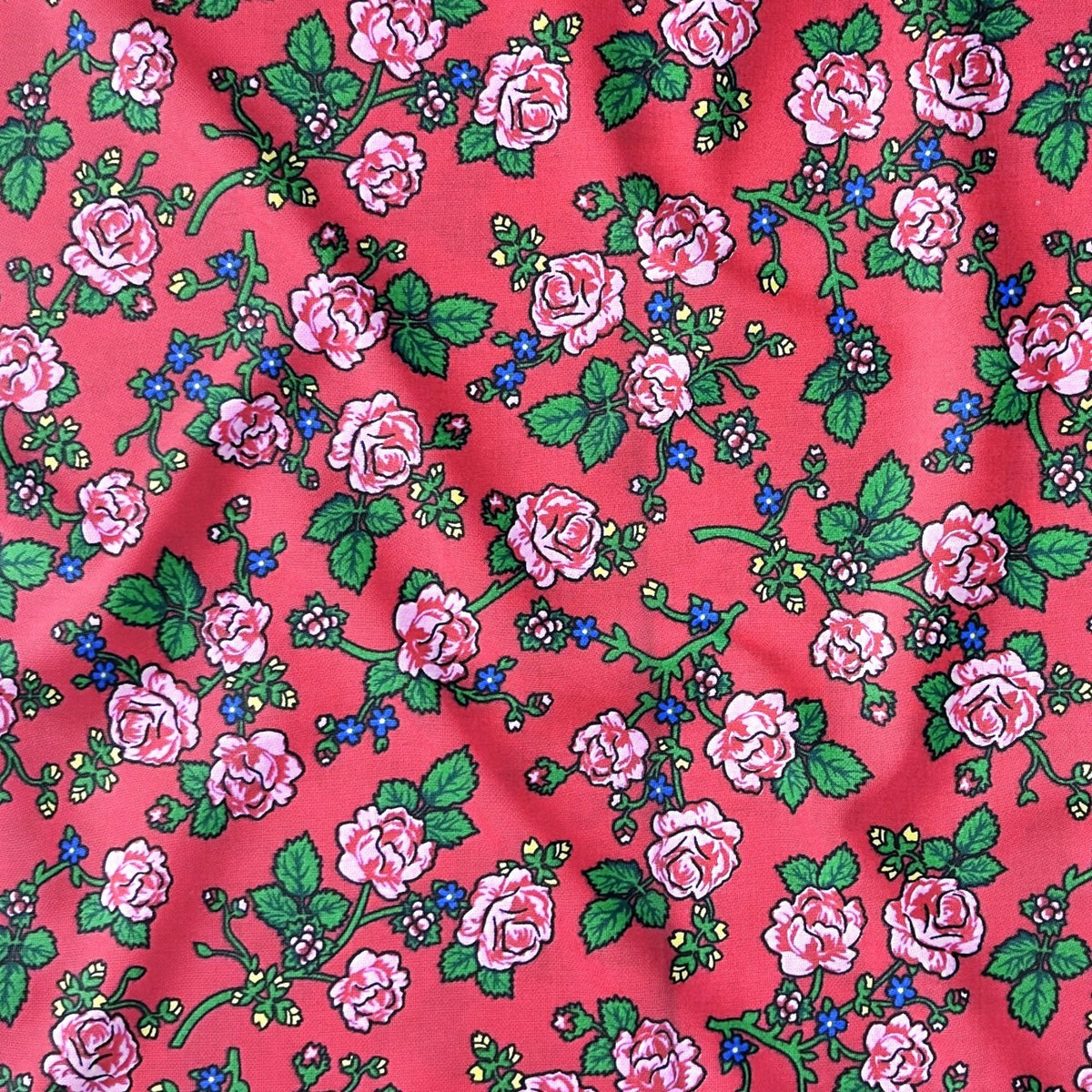 Cotton Fabric - Highland Flowers Red II
