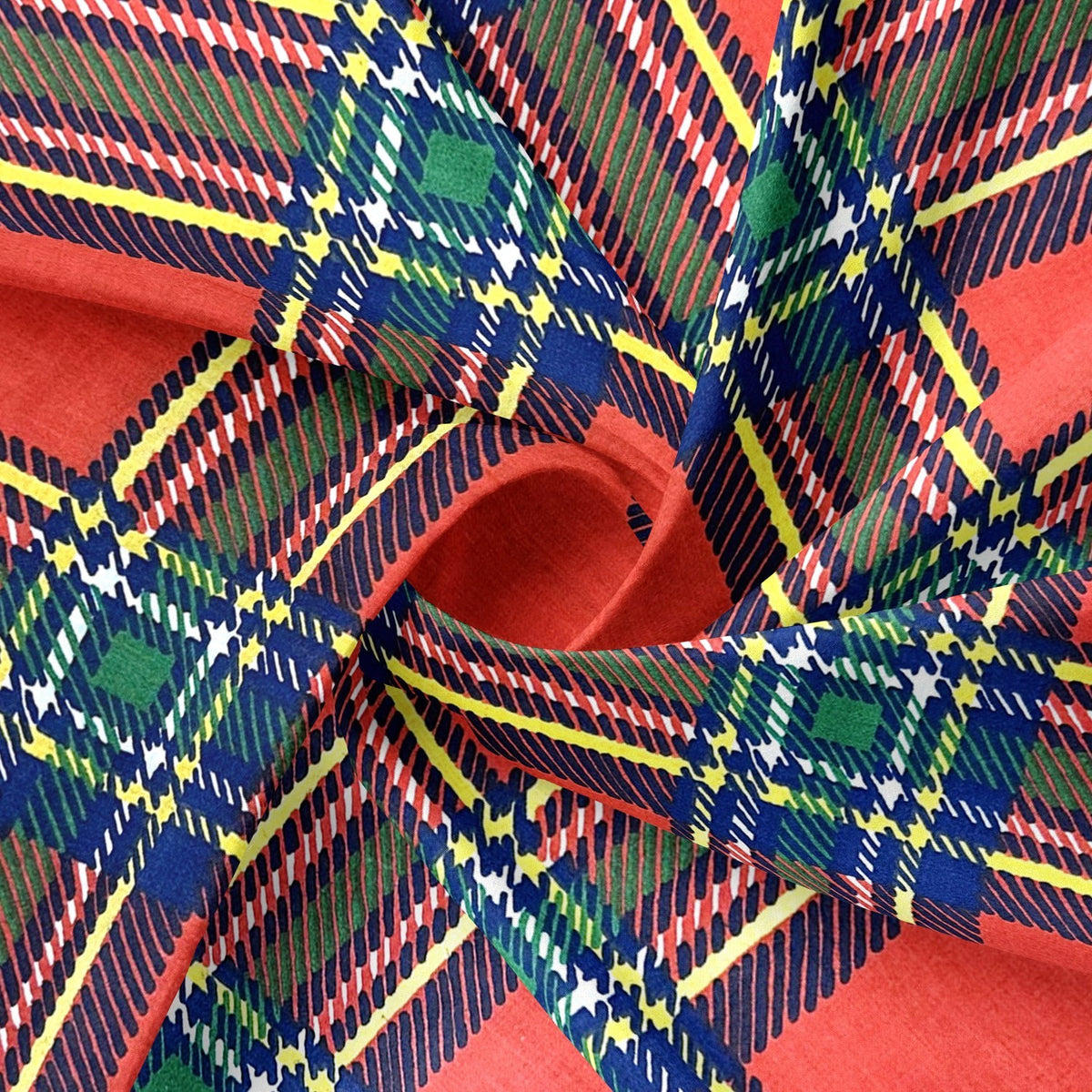 Cotton Fabric - Large Scottish tartan