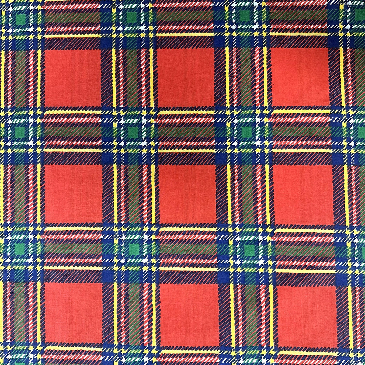 Cotton Fabric - Large Scottish tartan