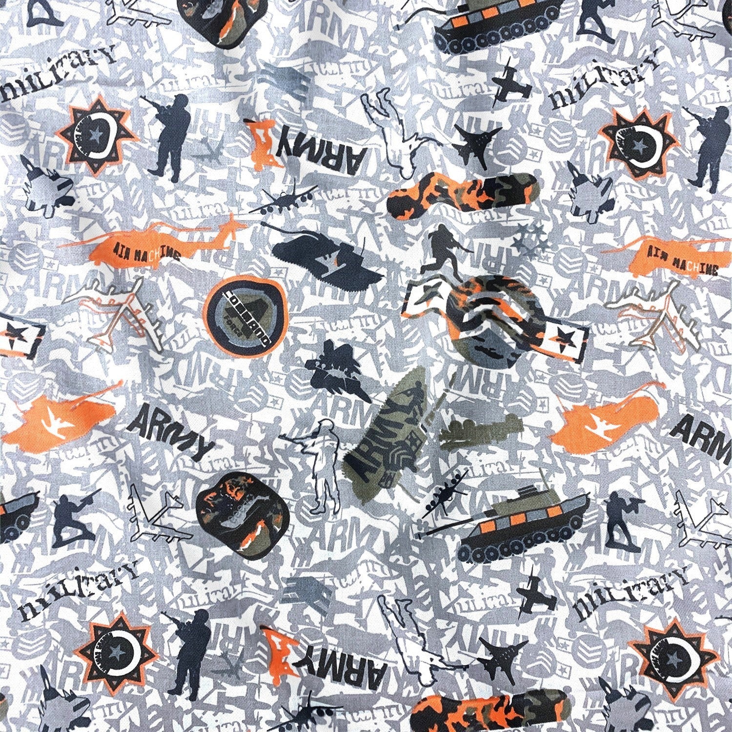 Cotton Fabric - Military