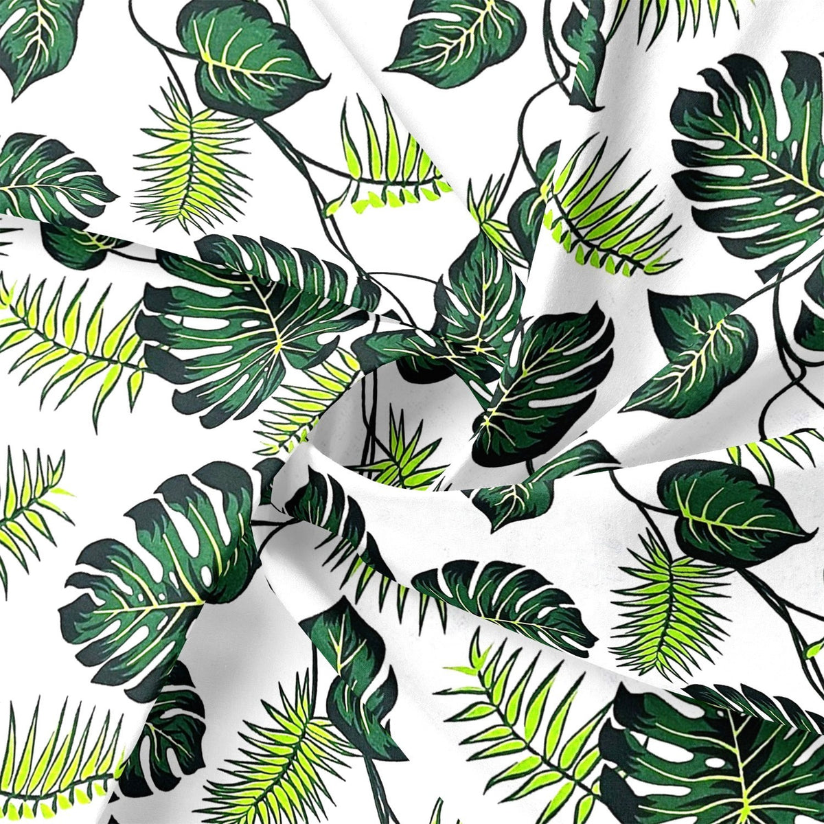 Cotton Fabric - Mini Monstera Jungle