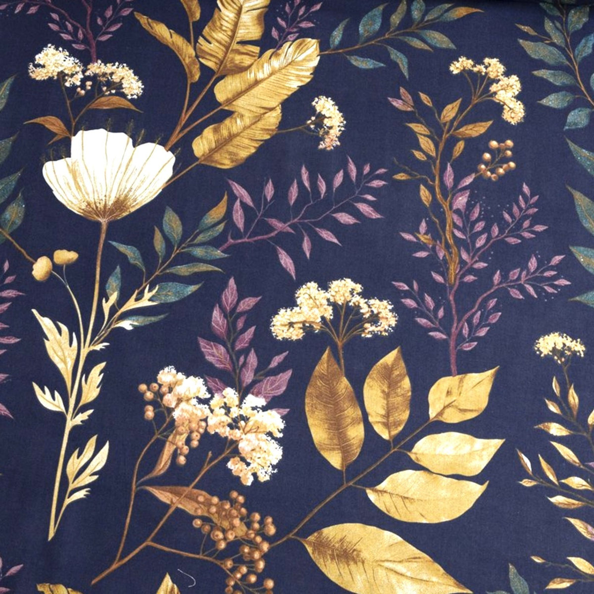 Cotton Fabric - Night garden