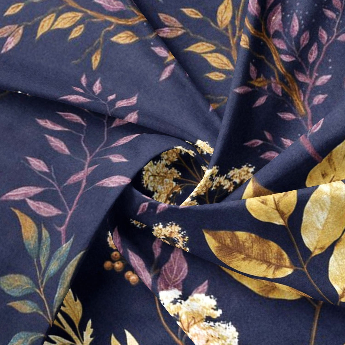 Cotton Fabric - Night garden