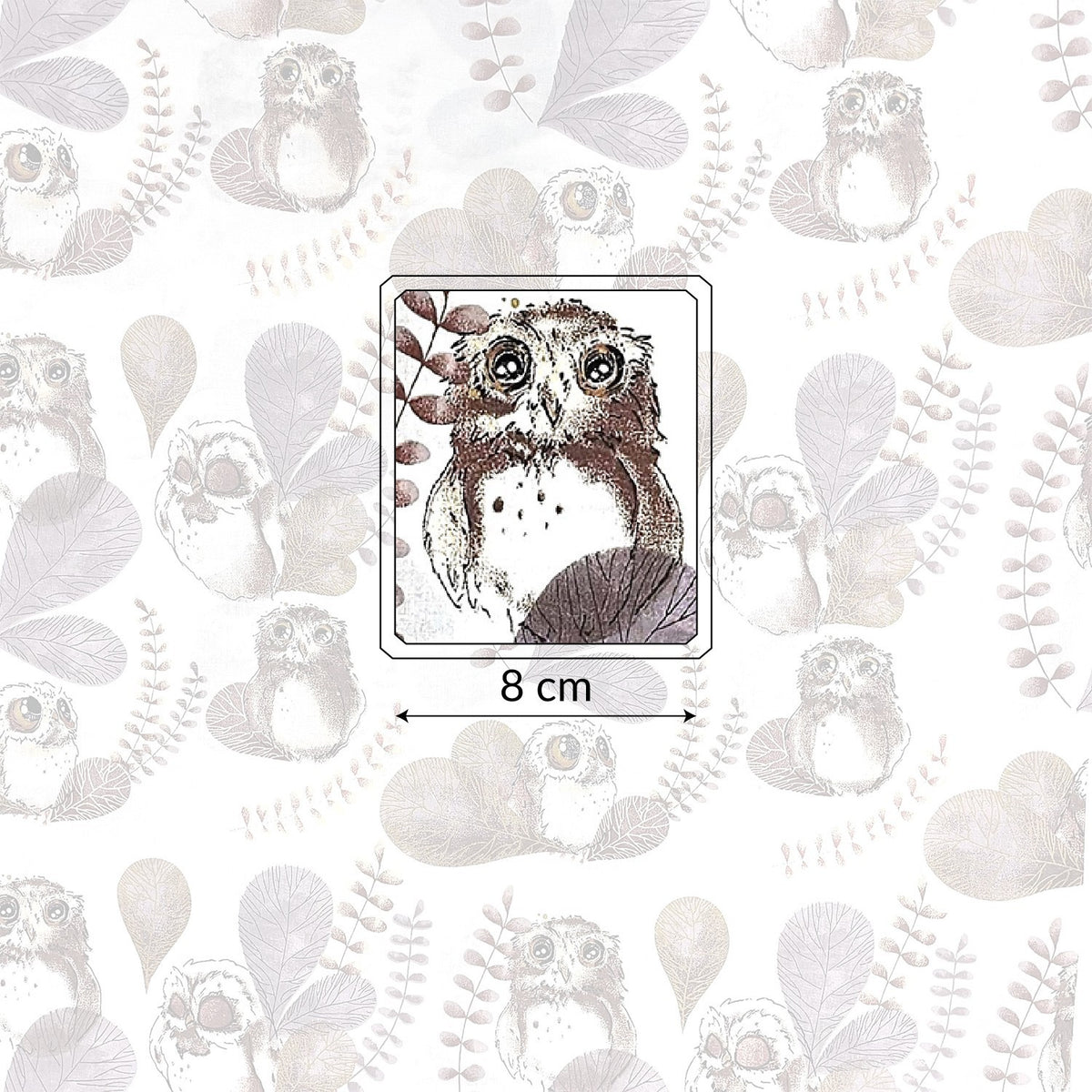 Cotton Fabric - Owls