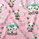 Tela de algodón - Pandas en tonos pastel, rosa