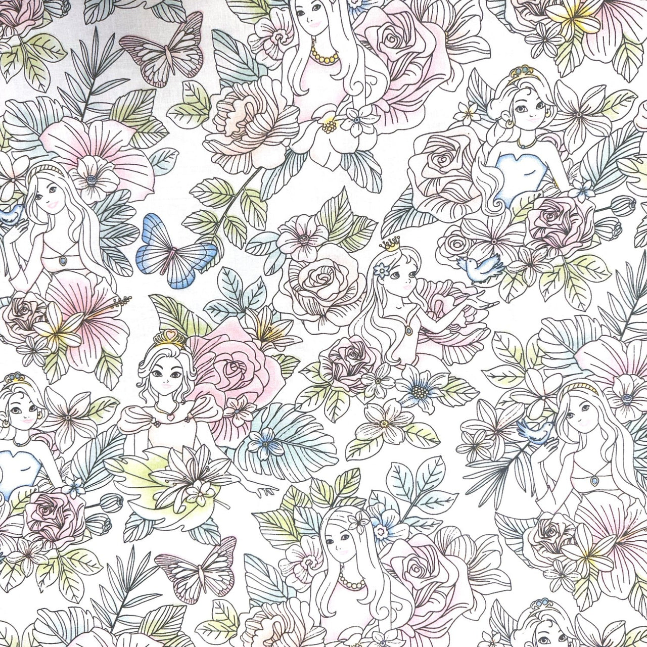 Cotton Fabric - Princess