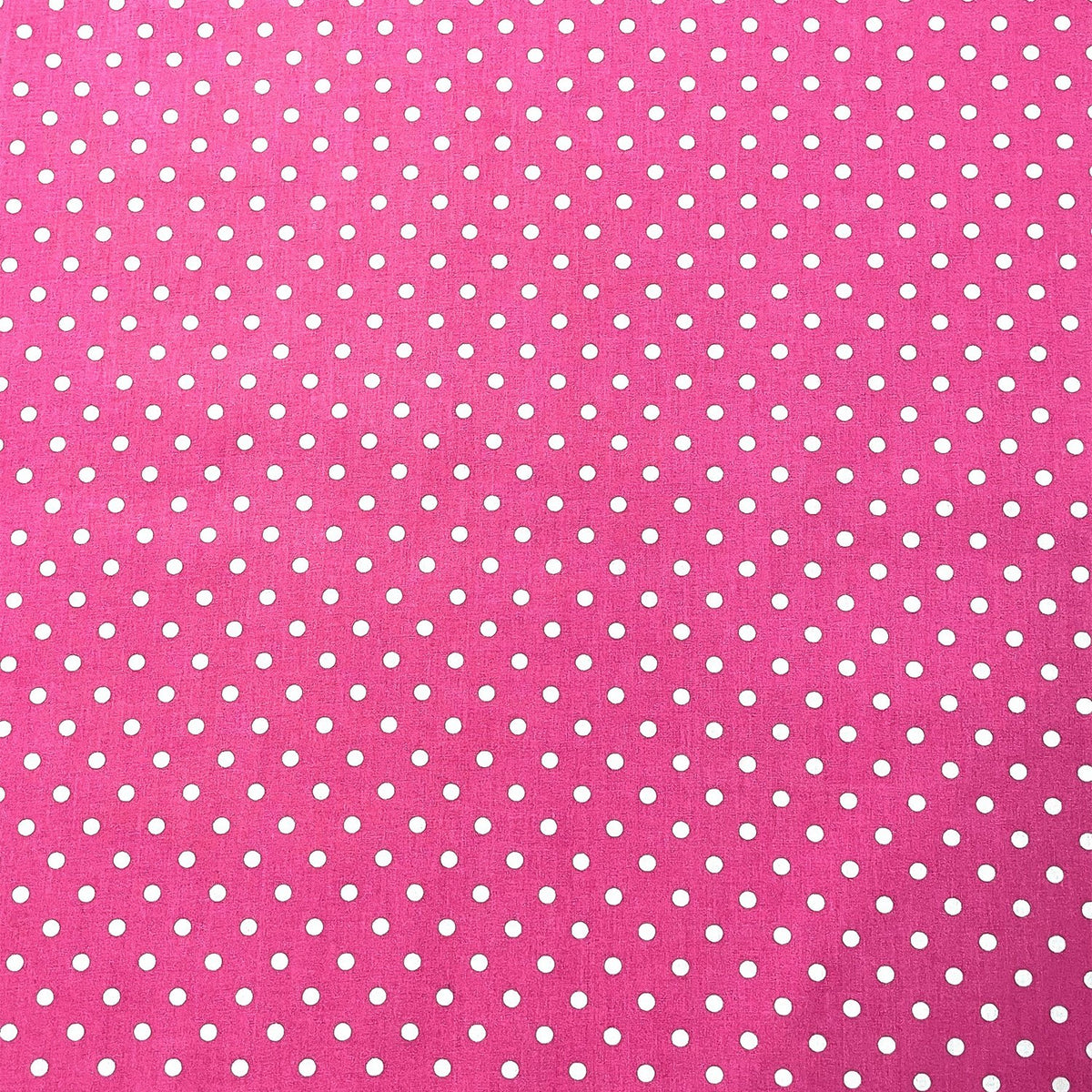 Cotton Fabric - Raspberry Dots 7 mm