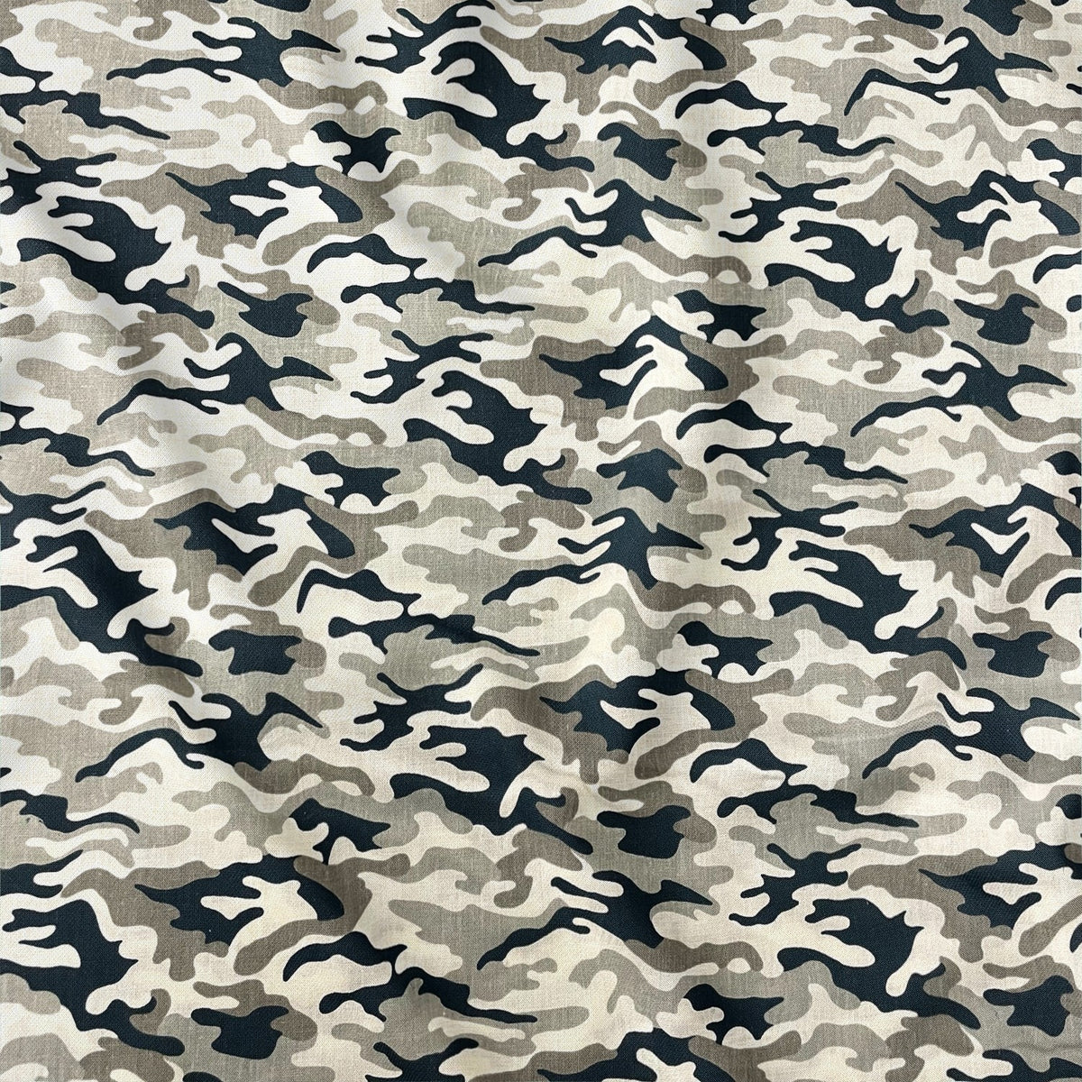 Cotton Fabric - Small Military Olive Camo