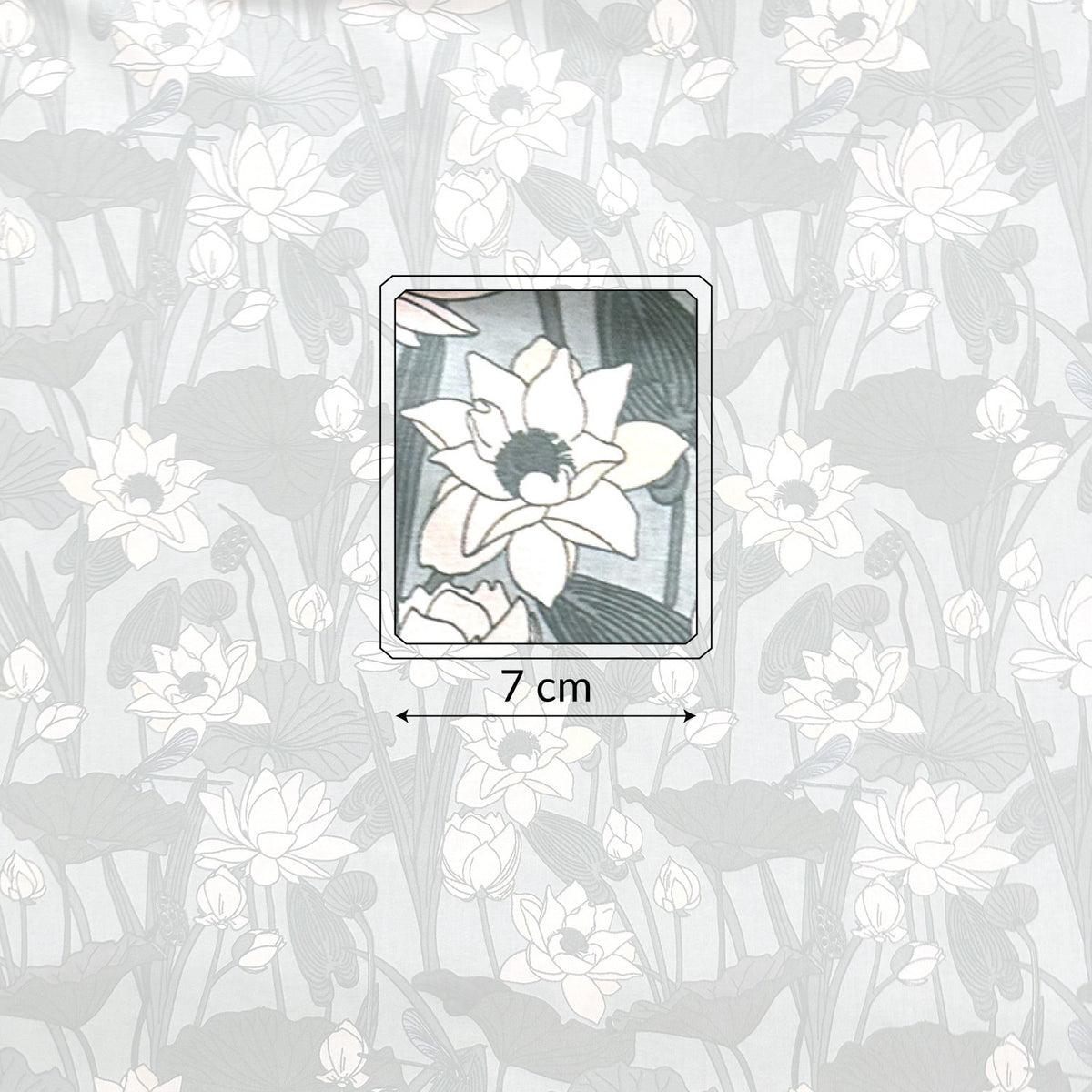 Cotton Fabric - Water lilies