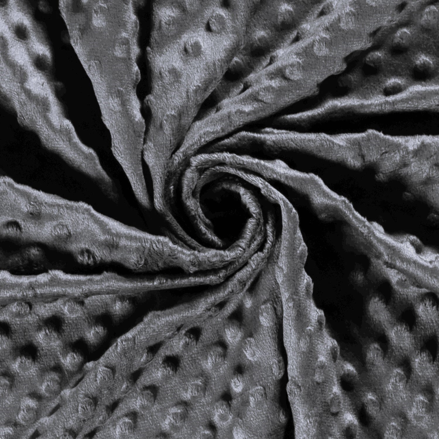 Minky Fabric 300 g - Dark Grey