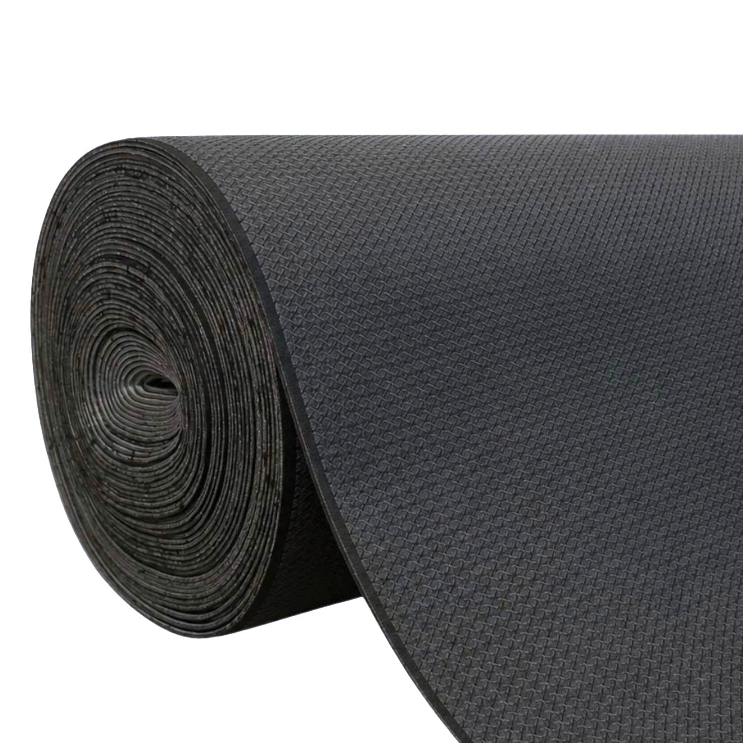 Tejido de tapicería de techo automotriz de velour - negro