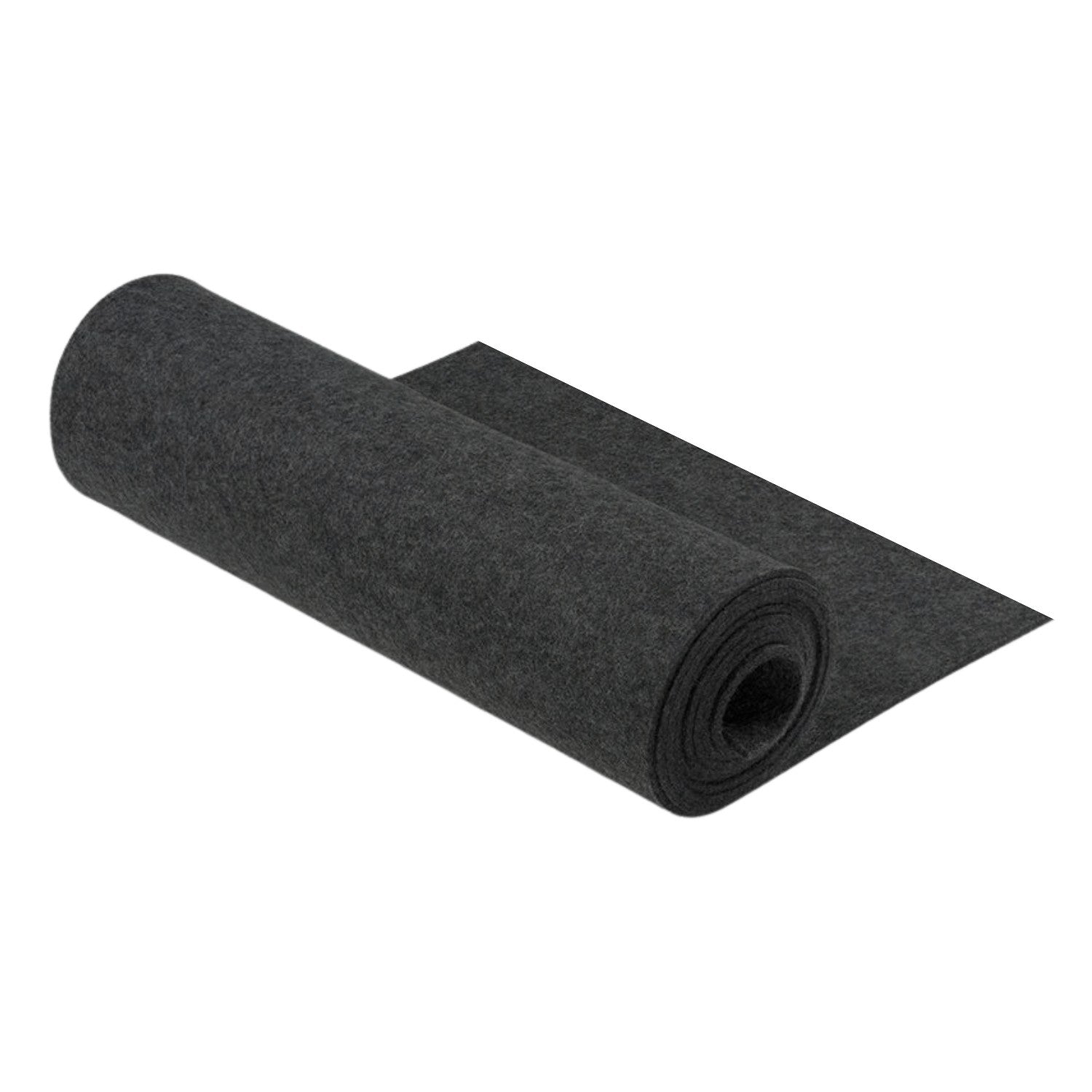 Soft PES Felt - thickness 3 mm, weight 400 g/m² - EU Certified - Black