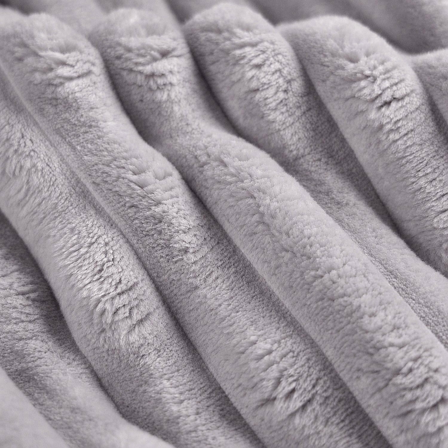 Tela de tapicería TILIA velour - gris claro