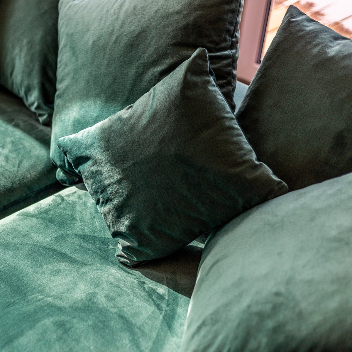 Upholstery Fabric MONOLITH Velour - Red