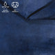 Tela de tapicería TERRA velour - azul marino oscuro
