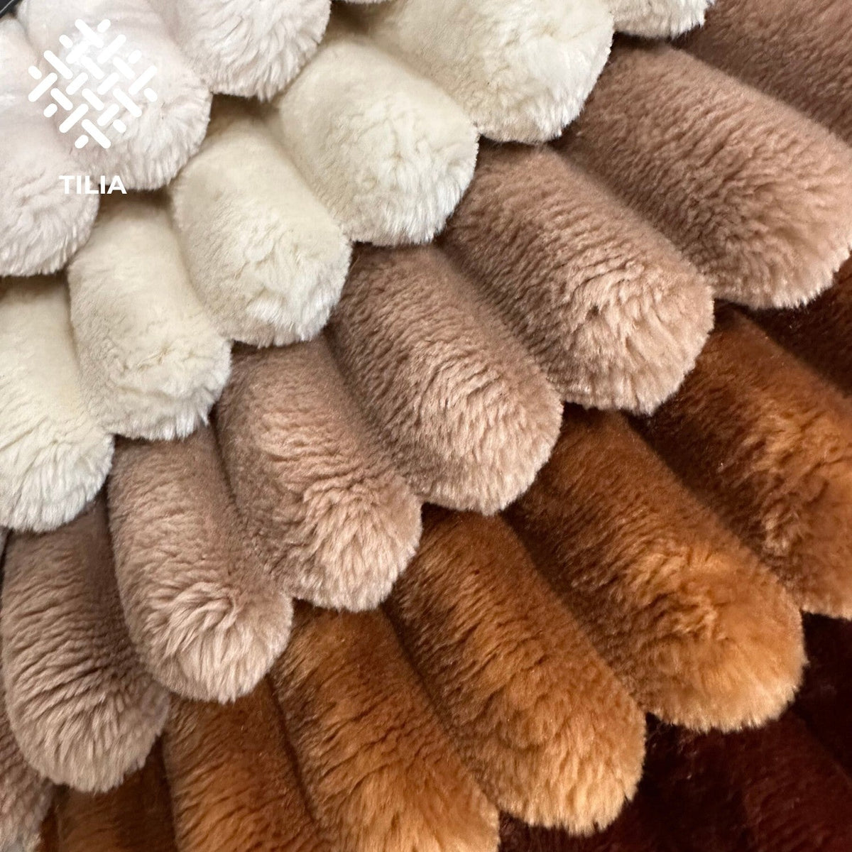 Upholstery Fabric TILIA Velour - Beige